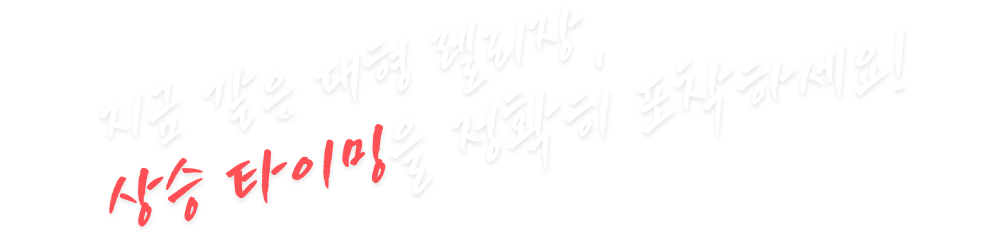 요즘같이 힘든 하락장에서도 상승구간 포착!